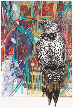 Flicker, 2015 Digital canvas print