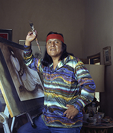 Lee Marmon, R.C. Gorman, Navajo Artist, 1975