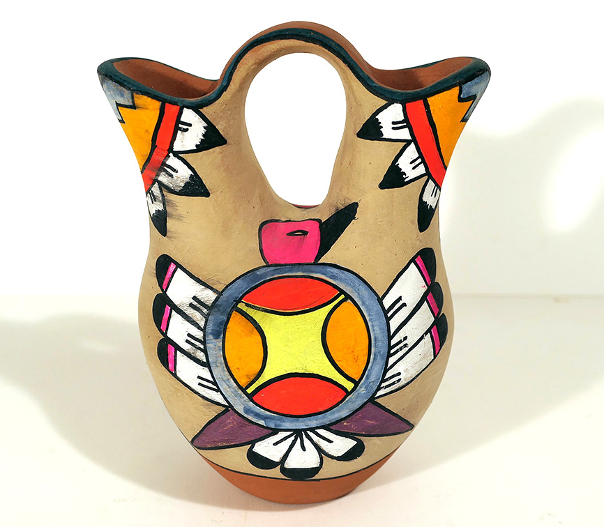 Manuelita Fragua, Jemez Pueblo Wedding Vase C.N. Gorman Museum