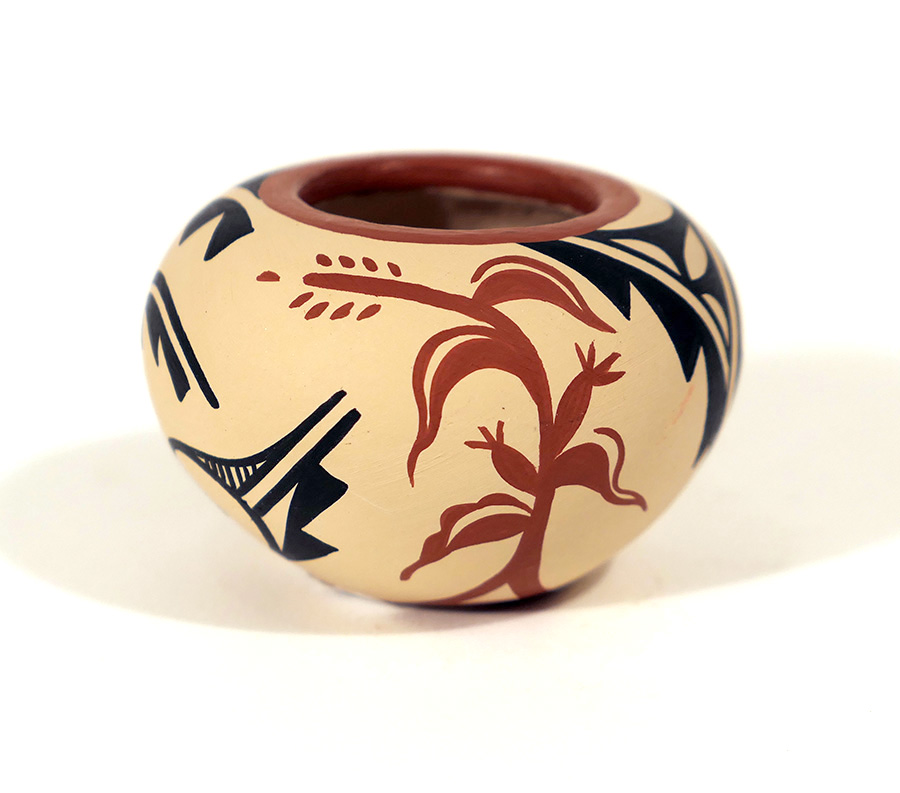 Bessie Yepa, Small Jemez Pueblo bowl C.N. Gorman Museum