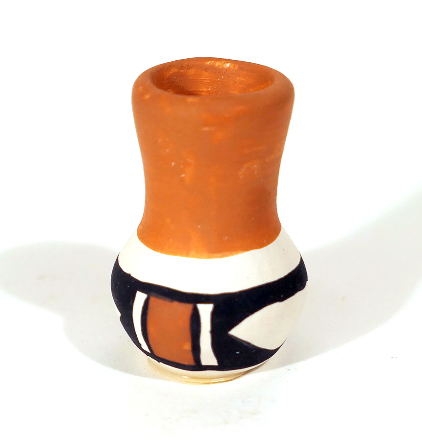 Miniature Jemez Pueblo vase Gorman Museum