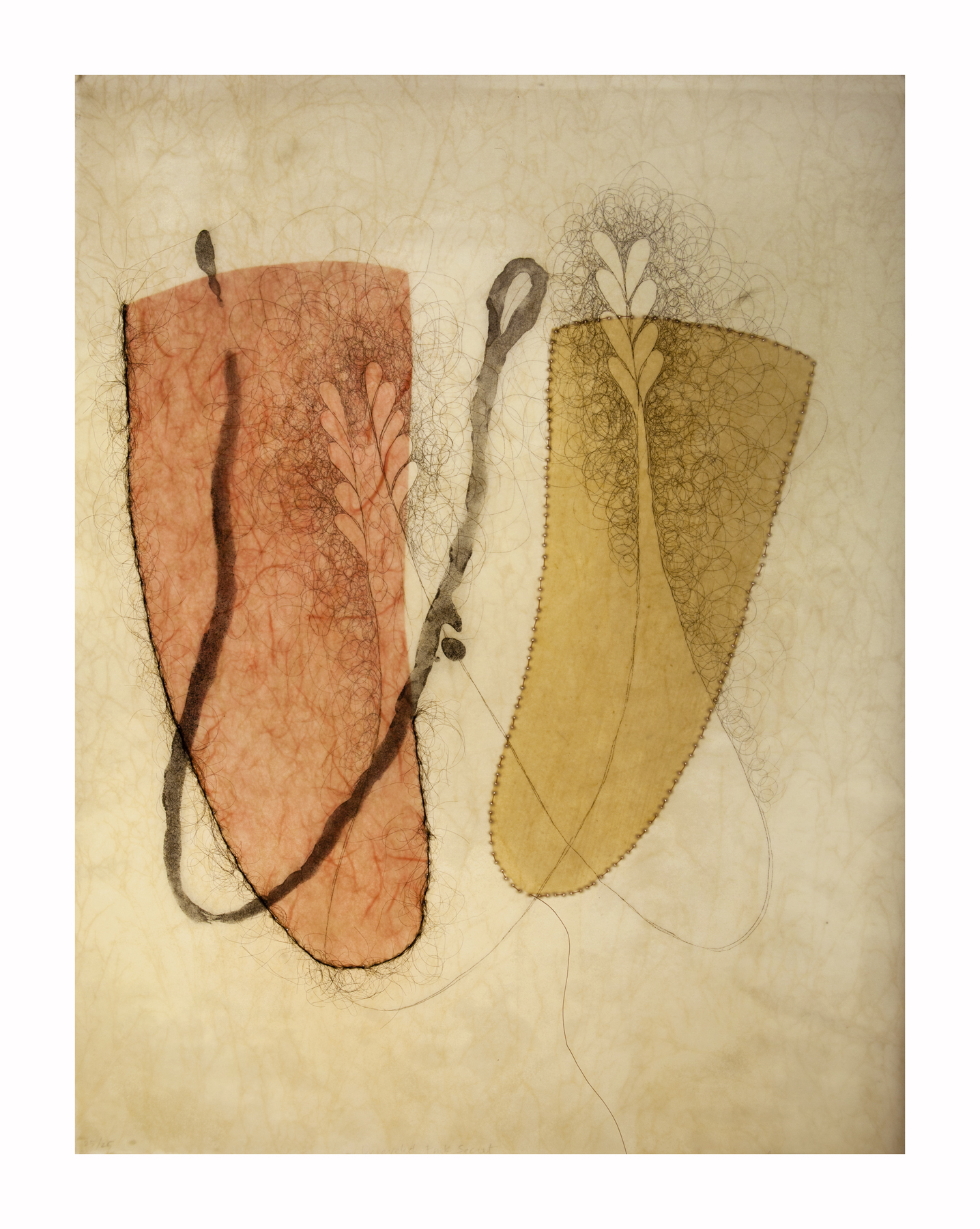 mixed media abstract design