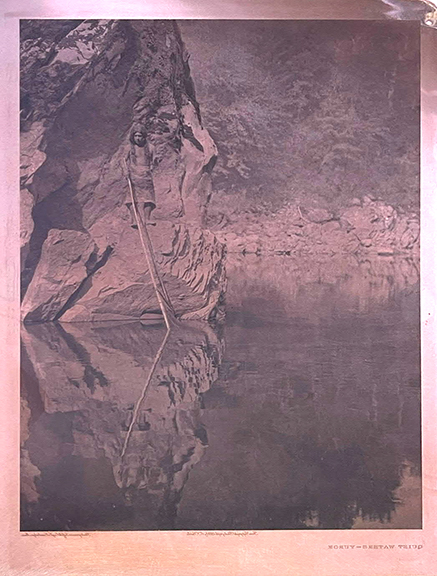 copper plate with image