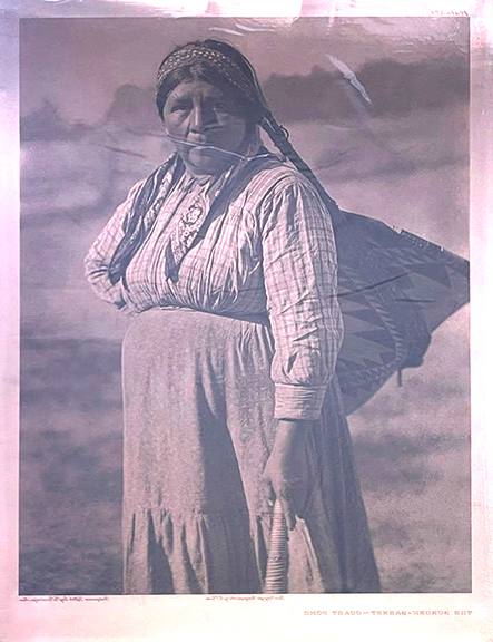 copper plate with image