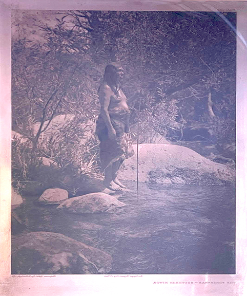 copper plate with image
