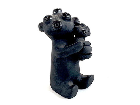 black on black figure