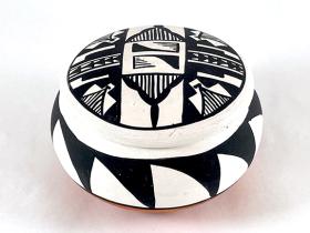 black and white geometric design