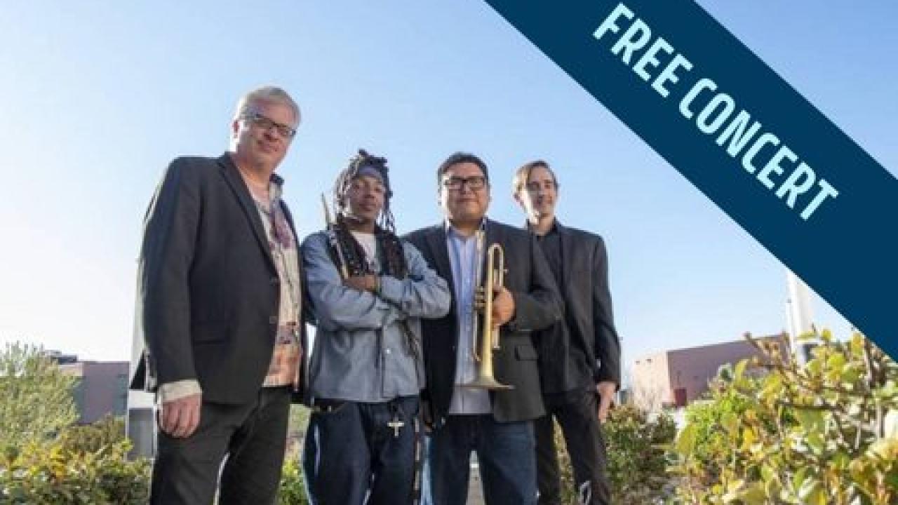 Photograph of members of Delbert Anderson quartet