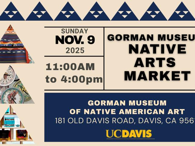 flyer for native arts market 